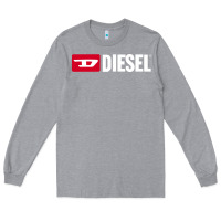 Heather Grey Diesel Long Sleeve Tee - PixelFlow