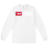 White Diesel Long Sleeve Tee - PixelFlow