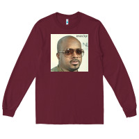 Burgundy #jermaine dupri 2022 Long Sleeve Tee - PixelFlow