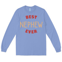 Colony Blue Best nephew ever Long Sleeve Tee - PixelFlow