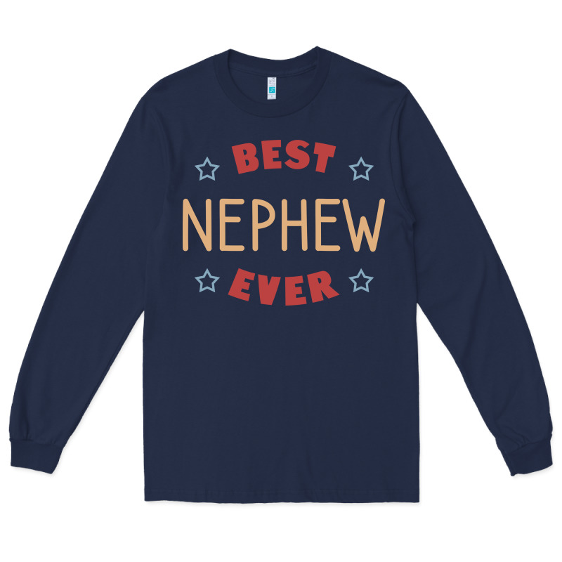 Best Nephew Ever Long Sleeve Tee by PixelFlow | Teevron
