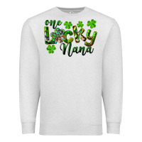 Oatmeal Heather St. Patrick's Day One Lucky Nana Premium Sweatshirt - RanaPortraitStore