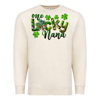 Sandshell St. Patrick's Day One Lucky Nana Premium Sweatshirt - RanaPortraitStore