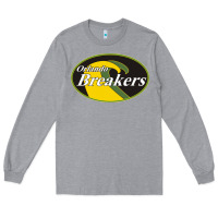 Heather Grey Orlando breakers football team Long Sleeve Tee - PixelFlow