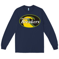 Navy Orlando breakers football team Long Sleeve Tee - PixelFlow
