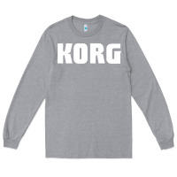 Heather Grey korg new Long Sleeve Tee - PixelFlow