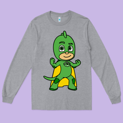 Gekko Cat Boy Long Sleeve Tee Designed By Pixelflow