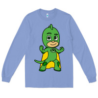 Colony Blue gekko cat boy Long Sleeve Tee - PixelFlow
