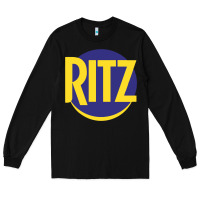 Black ritz cracker Long Sleeve Tee - PixelFlow