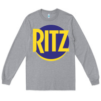 Heather Grey ritz cracker Long Sleeve Tee - PixelFlow