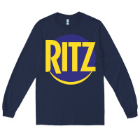 Navy ritz cracker Long Sleeve Tee - PixelFlow