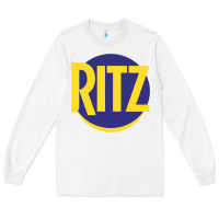 White ritz cracker Long Sleeve Tee - PixelFlow