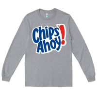Heather Grey chips ahoy snack Long Sleeve Tee - PixelFlow