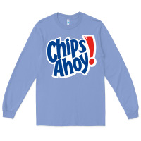 Colony Blue chips ahoy snack Long Sleeve Tee - PixelFlow