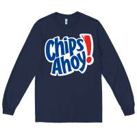 Navy chips ahoy snack Long Sleeve Tee - PixelFlow