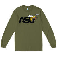 Army Green the-alabama-state-hornets-merch Long Sleeve Tee - PixelFlow