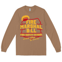 Toasted Coconut fire marshal bill fire safety school funny firefighter t shirt Long Sleeve Tee - PixelFlow