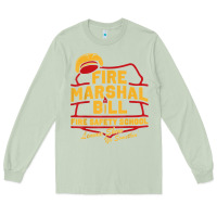 Matcha fire marshal bill fire safety school funny firefighter t shirt Long Sleeve Tee - PixelFlow
