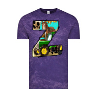 Cloud Purple farm life alphabet lowercase letters z Vintage Tee - BundleAndBundleShop