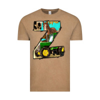 Farm Life Alphabet Lowercase Letters Z Vintage Tee | Teevron