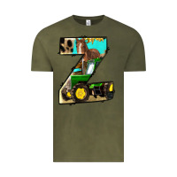 Vintage Olive farm life alphabet lowercase letters z Vintage Tee - BundleAndBundleShop