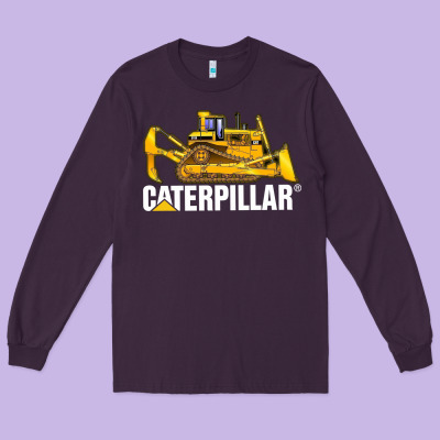 Bulldozercat 2 Long Sleeve Tee Designed By Pixelflow