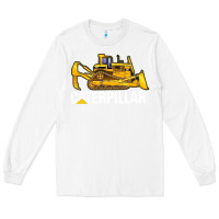 White bulldozercat 2 Long Sleeve Tee - PixelFlow