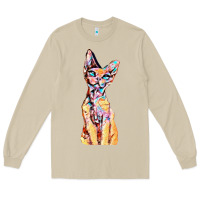 Mushroom Colorful Cat Long Sleeve Tee - PixelFlow
