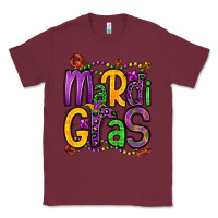 Burgundy mardi gras Classic Tee - OliviaCreatesArt