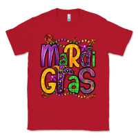 Red mardi gras Classic Tee - OliviaCreatesArt