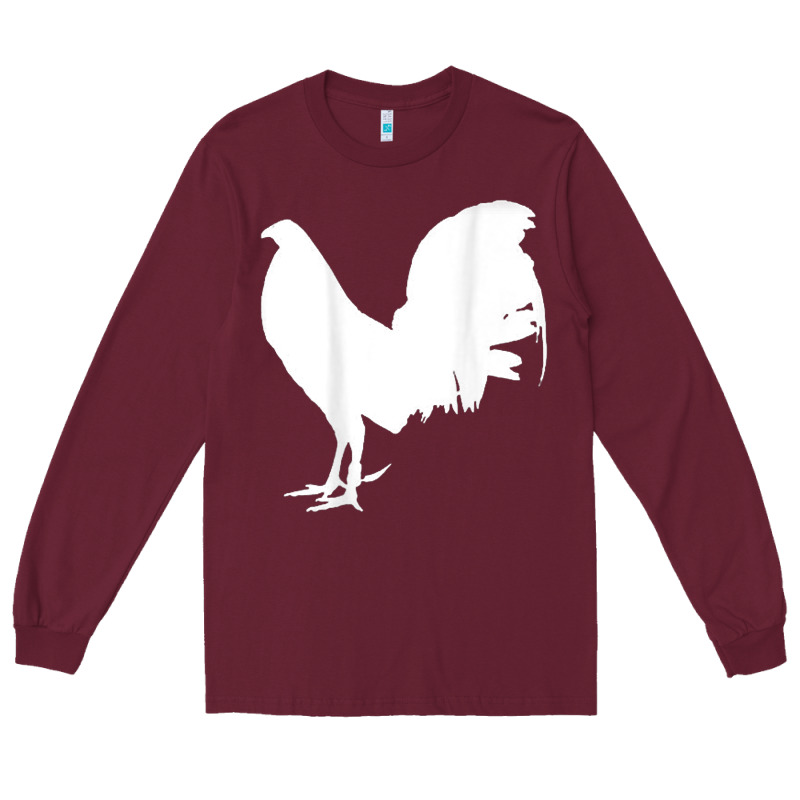 Game Fowl Gallegos, Rooster, Chicken T Shirt Long Sleeve Tee by PixelFlow | Teevron