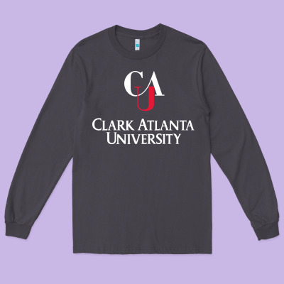 Clark Atlanta University Long Sleeve Tee Designed By Snappyart