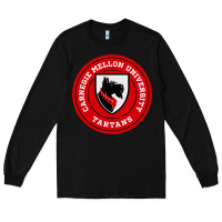 Black carnegie mellon tartans Long Sleeve Tee - SnappyArt