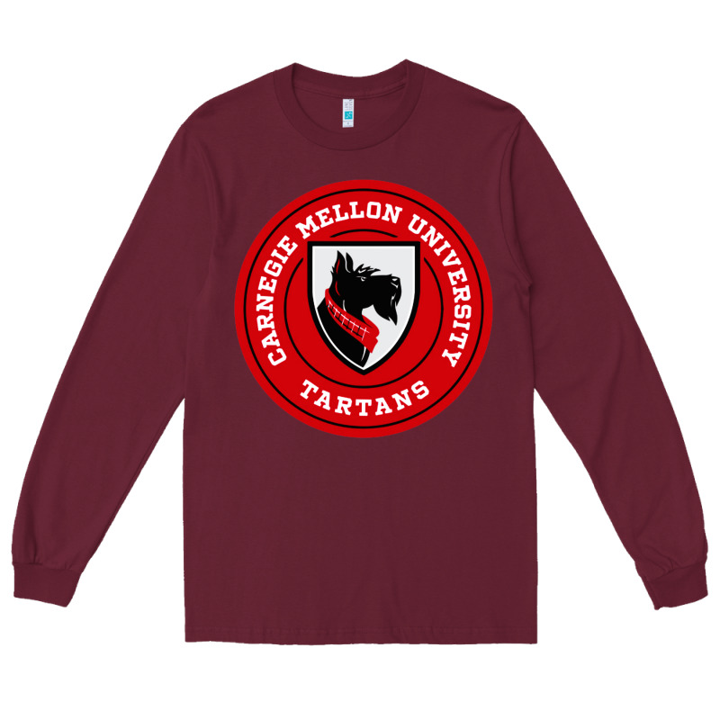Carnegie Mellon Tartans Long Sleeve Tee by SnappyArt | Teevron