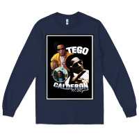 Navy tego calderon Long Sleeve Tee - SnappyArt