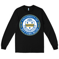 Black the-university-of-pittsburgh Long Sleeve Tee - SnappyArt
