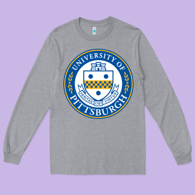 The-university-of-pittsburgh Long Sleeve Tee Designed By Snappyart
