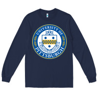 Navy the-university-of-pittsburgh Long Sleeve Tee - SnappyArt
