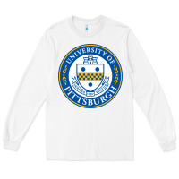 White the-university-of-pittsburgh Long Sleeve Tee - SnappyArt