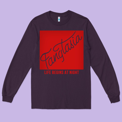Fangtasia Long Sleeve Tee Designed By Snappyart