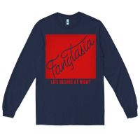 Navy fangtasia Long Sleeve Tee - SnappyArt