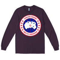 Plum canada goose Long Sleeve Tee - SnappyArt
