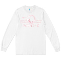 White pontiac distressed Long Sleeve Tee - SnappyArt