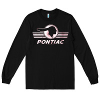 Black pontiac distressed Long Sleeve Tee - SnappyArt