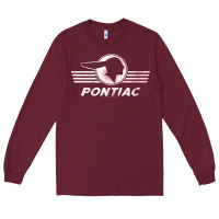 Burgundy pontiac distressed Long Sleeve Tee - SnappyArt