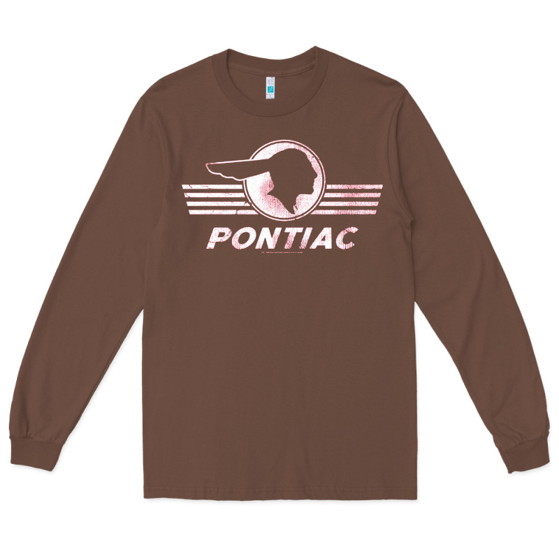 Pontiac Distressed Long Sleeve Tee by SnappyArt | Teevron