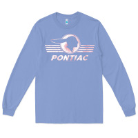 Colony Blue pontiac distressed Long Sleeve Tee - SnappyArt