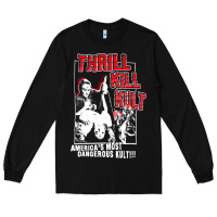Black Thrill Kill Kults, Thrill Kill Kults vintage, Thrill Kill Kults art, T Long Sleeve Tee - SnappyArt