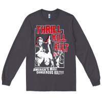 Smoke Thrill Kill Kults, Thrill Kill Kults vintage, Thrill Kill Kults art, T Long Sleeve Tee - SnappyArt