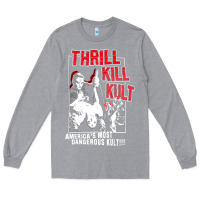 Heather Grey Thrill Kill Kults, Thrill Kill Kults vintage, Thrill Kill Kults art, T Long Sleeve Tee - SnappyArt
